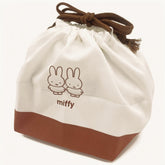 MIFFY 小時候長大了 午餐抽繩 便當袋 日本製造